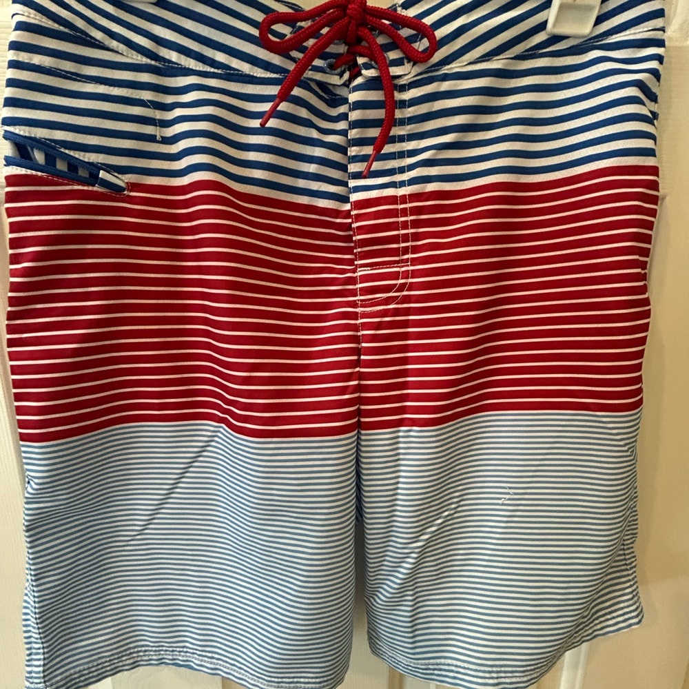 Vineyard Vines Blue and White Striped Shorts